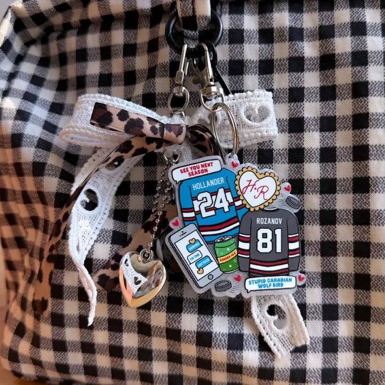 Bookish Key Chains/Bag Charms