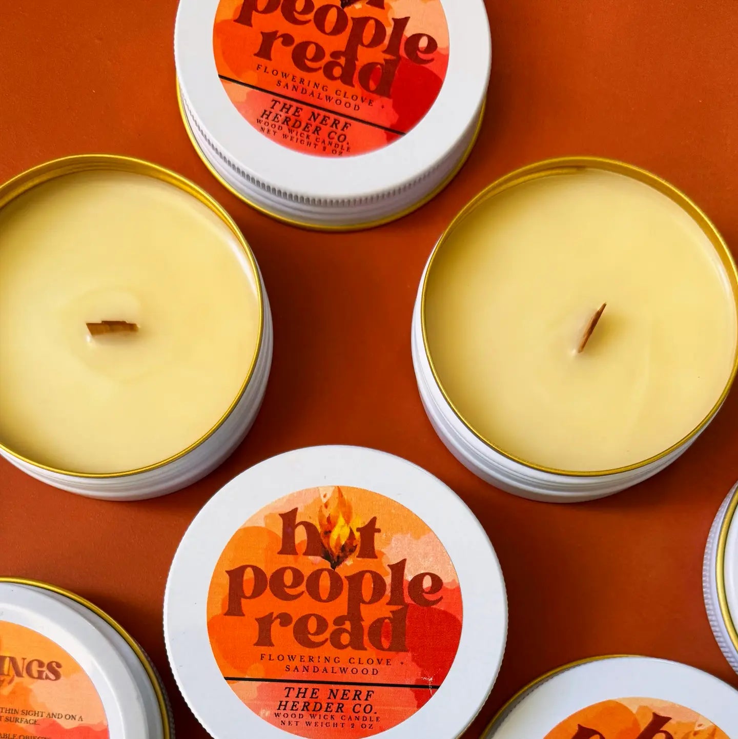 2oz Wood Wick Candle Tins