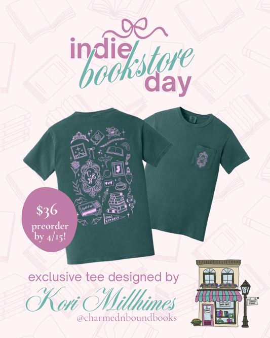 Indie Bookstore Exclusive Tee Designed by Kori Millhimes
