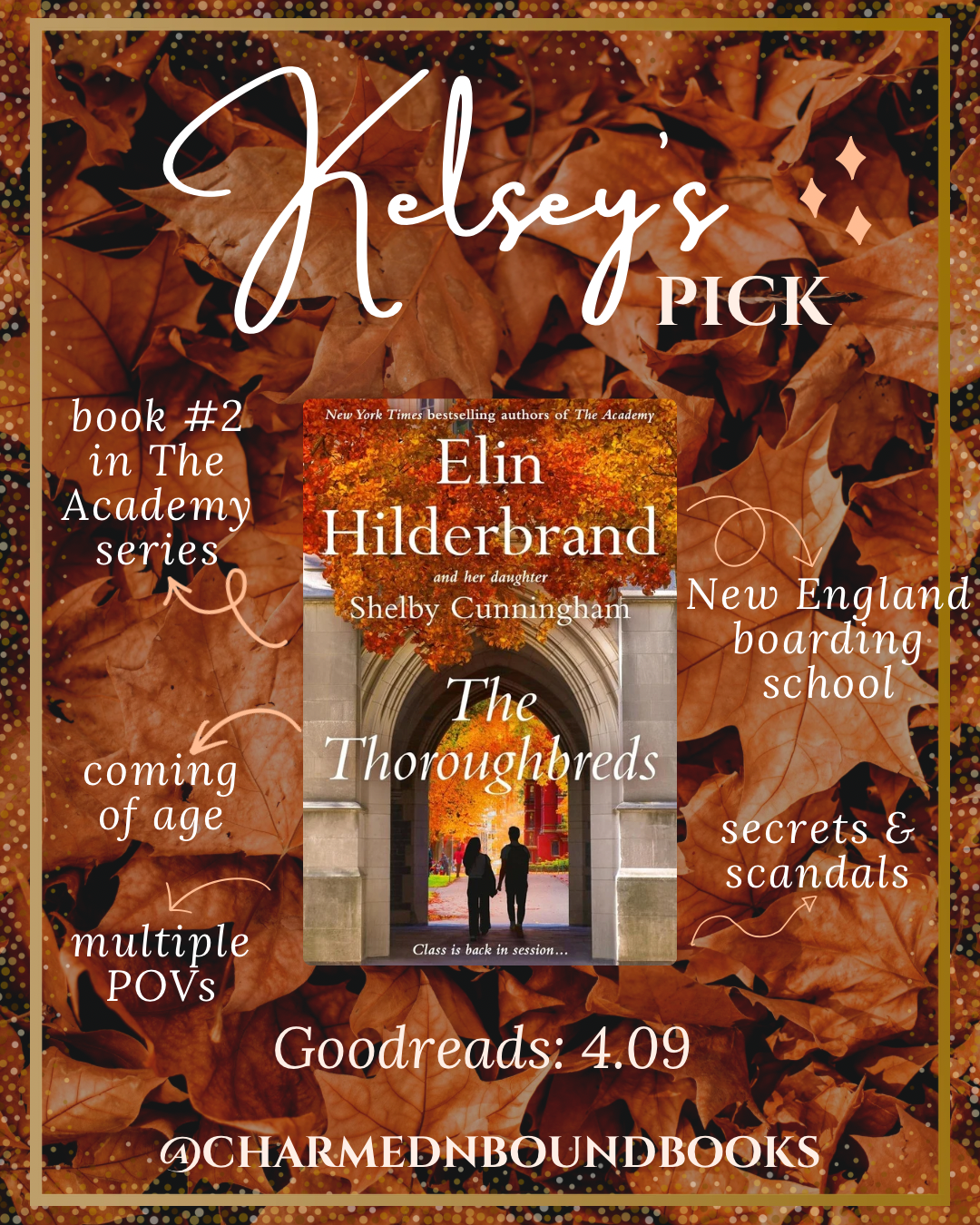 Kelsey's Monthly Book Pick