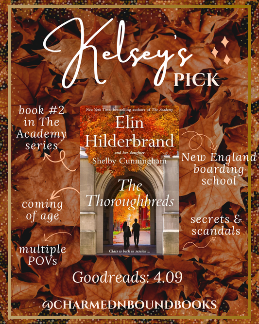 Kelsey's Monthly Book Pick