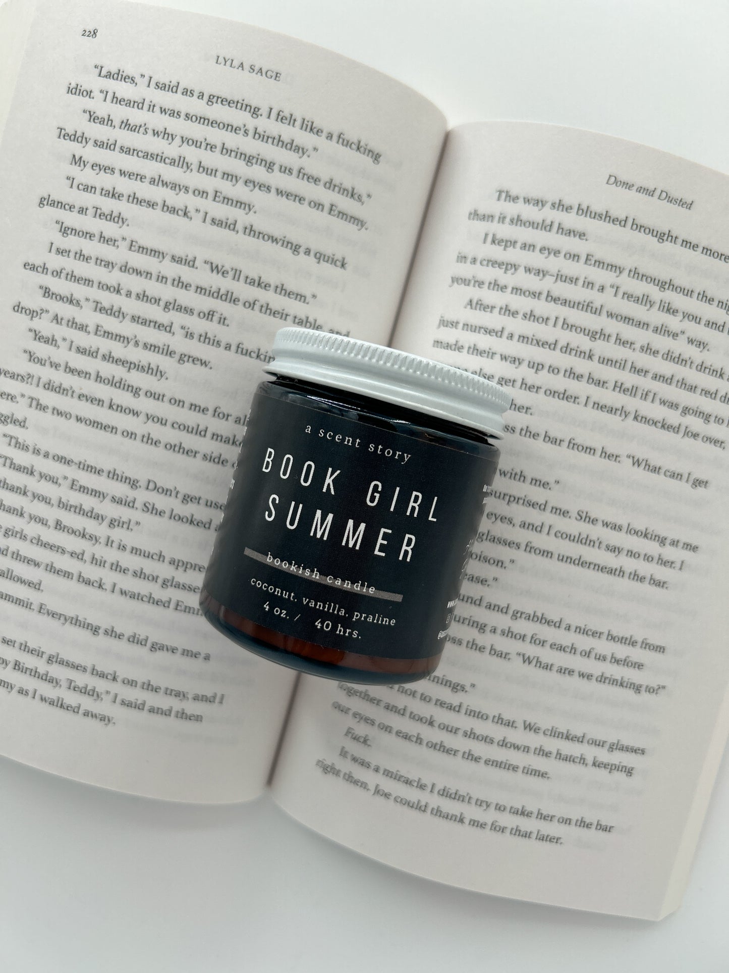 Book Girl Summer 4oz Soy Candle