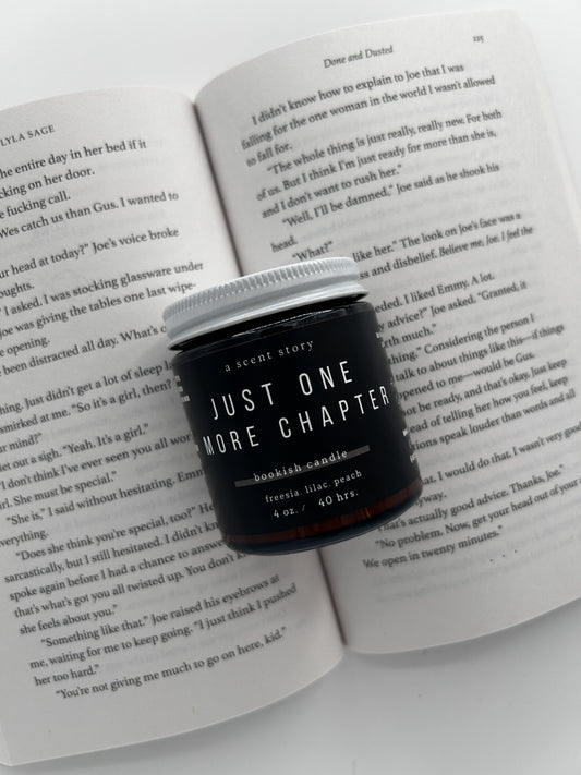 Just One More Chapter 4oz Soy Candle