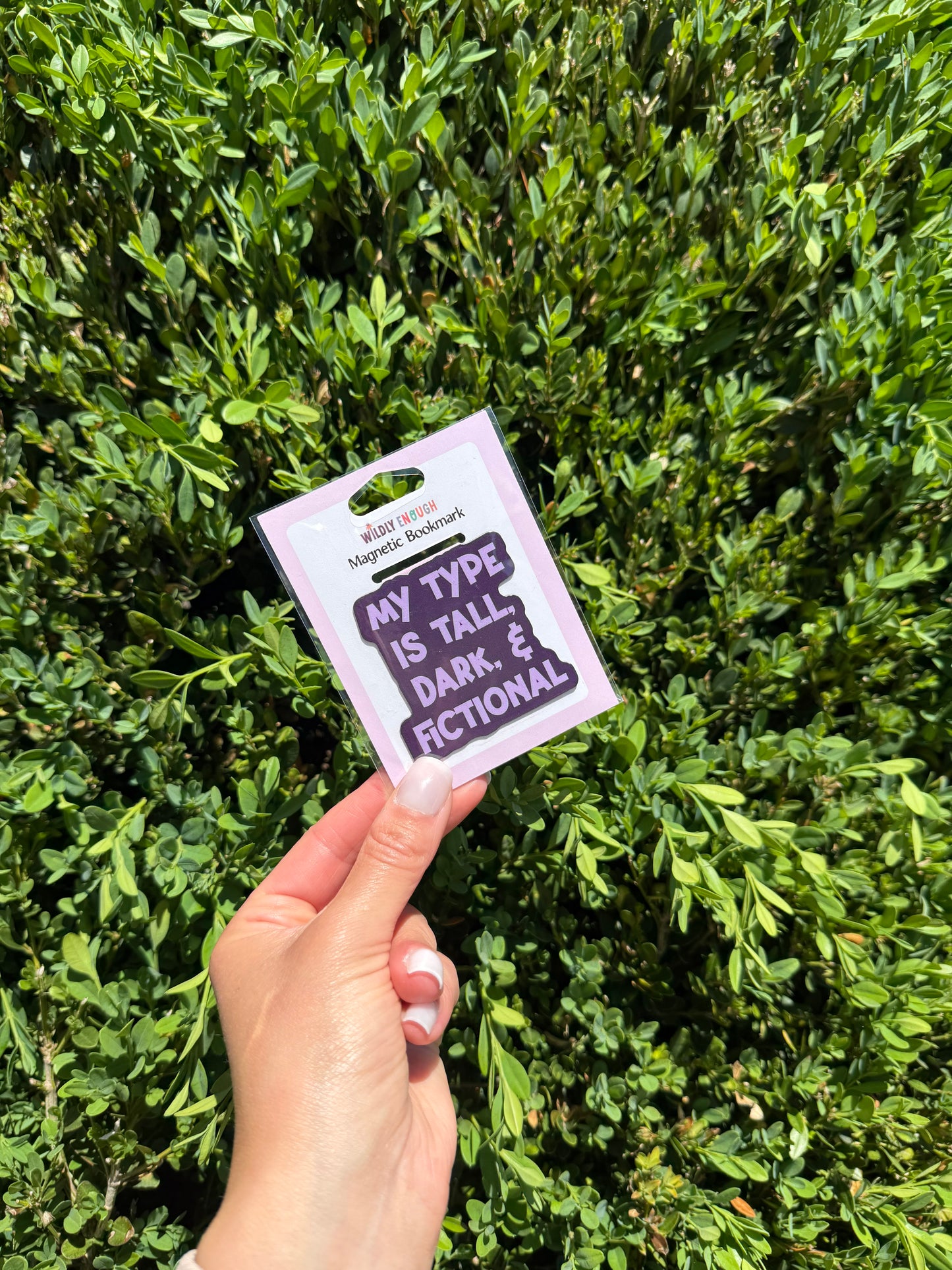 Tall, Dark, & Fictional Magnetic Bookmark