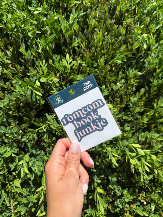 Rom-Com Book Junkie Sticker