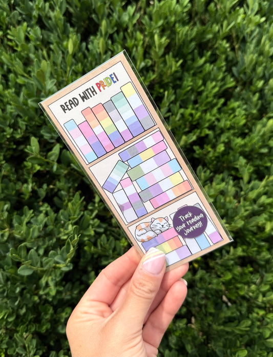 Read with Pride Tracker Bookmark