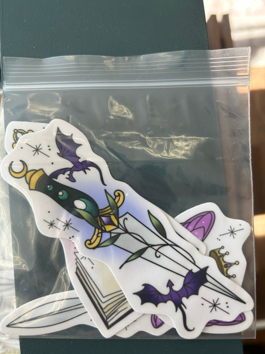 Fantasy Sword Sticker Bundle-Designed by Kori Millhimes