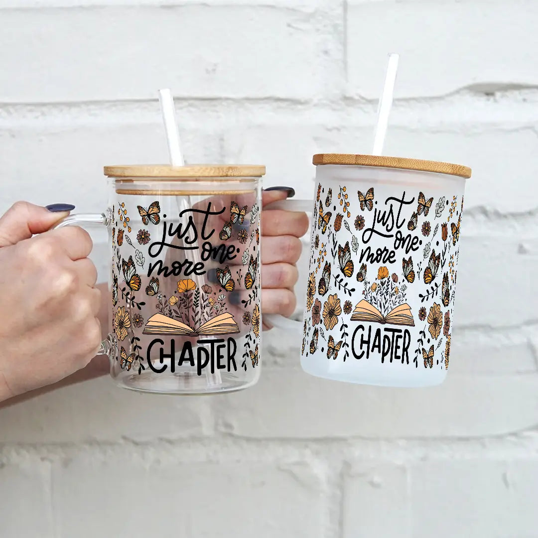Just One More Chapter-17oz Clear Mug