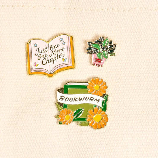 Bookworm Pin Pack