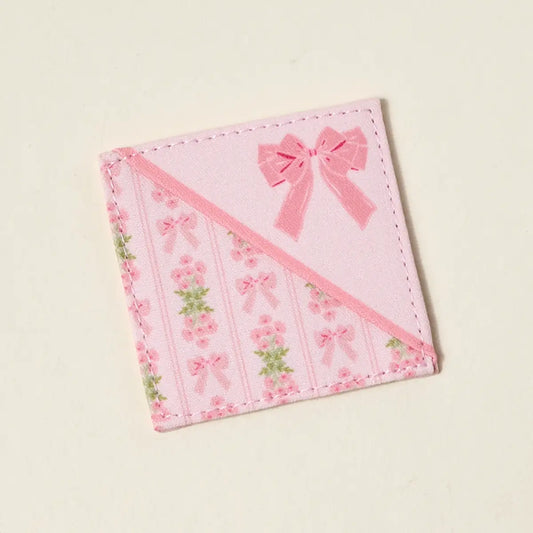 Pink Bow Corner Bookmark