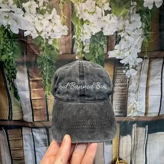 Embroidered Read Banned Books Denim Dad Hat