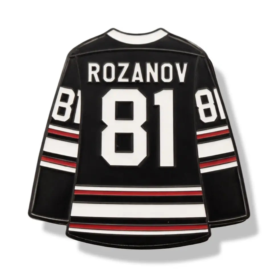 Heated Rivalry "Rozanov" #81 Jersey Enamel Pin