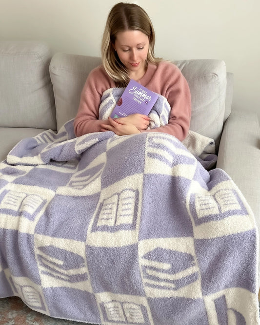 The Bookish Blanket-Lavendar