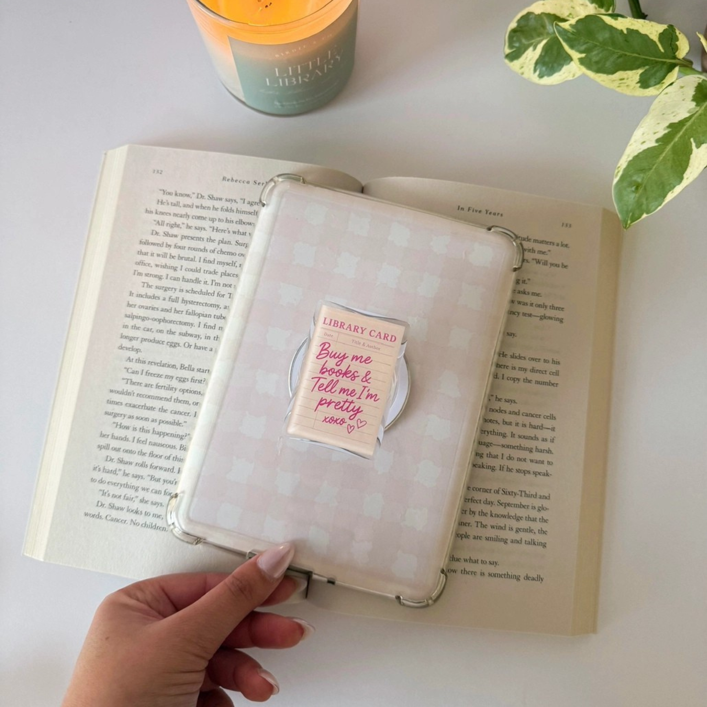 Buy Me Books & Tell Me I'm Pretty Kindle Grip