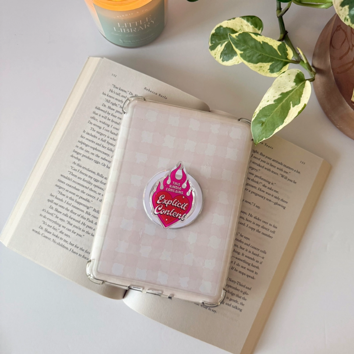 Explicit Content Kindle Grip