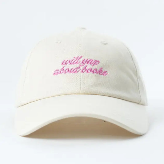 "Will Yap About Books" Dad Hat