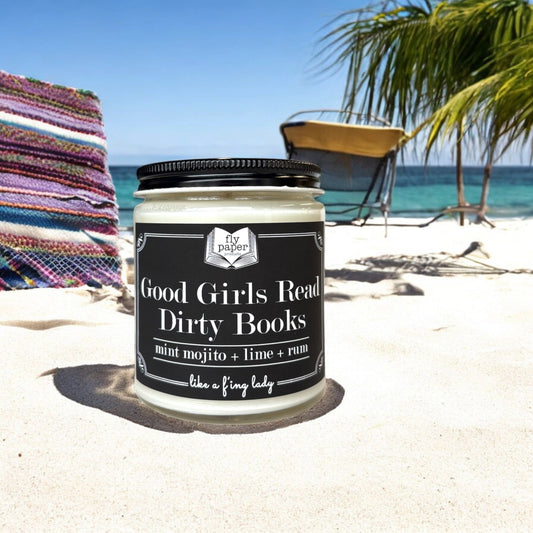 Good Girls Read Dirty Books | 9oz Candle