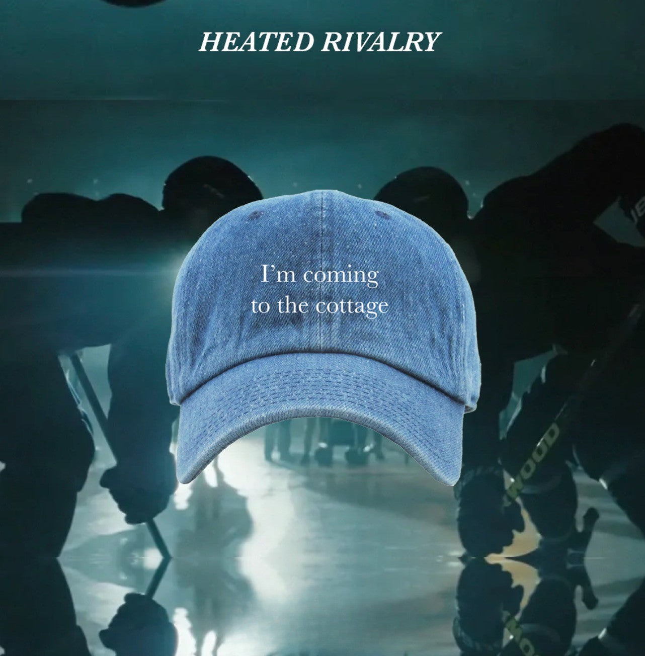 I'm Coming to the Cottage Embroidered Hat