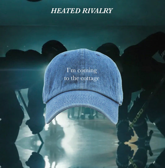 I'm Coming to the Cottage Embroidered Hat