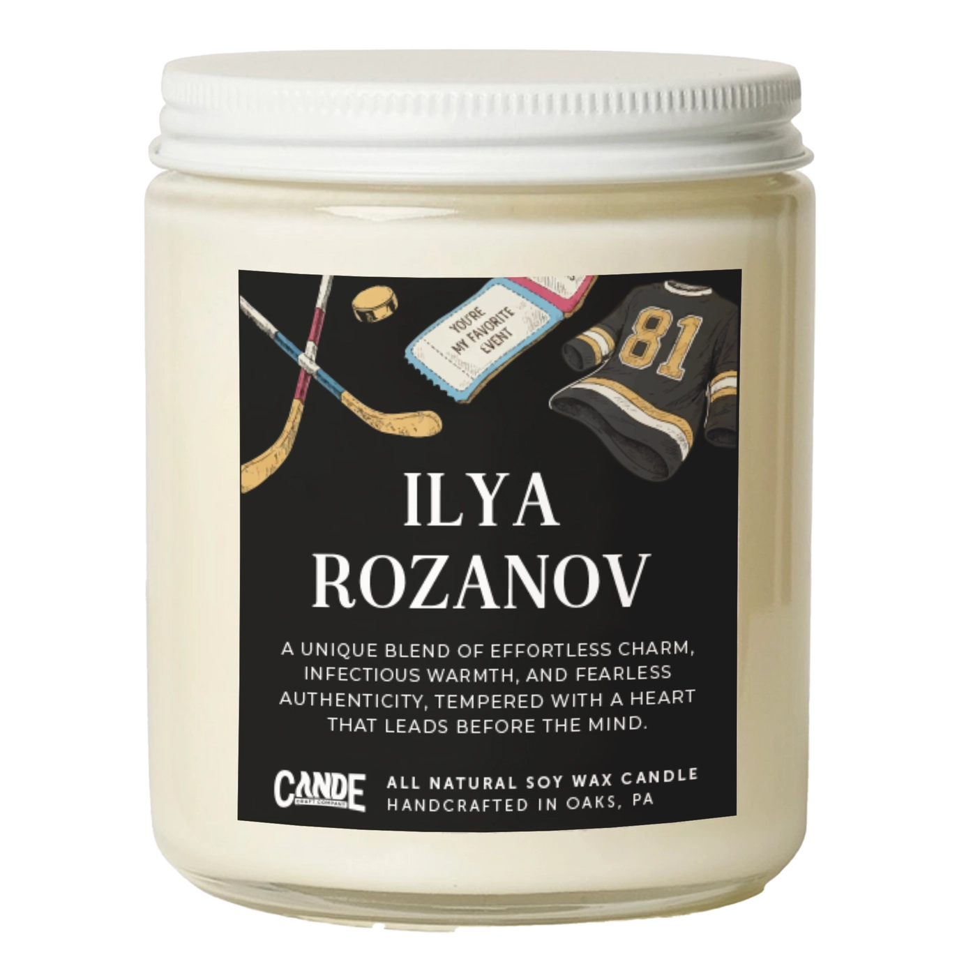 Ilya Rozanov | Heated Rivalry Candle