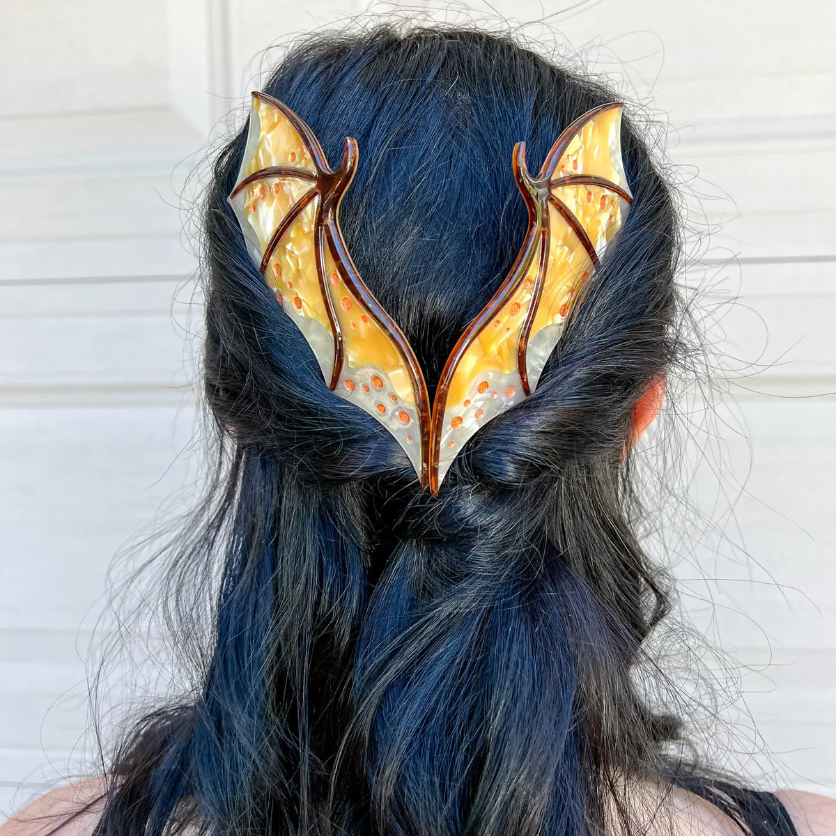 Gold Dragon Wing Comb Set