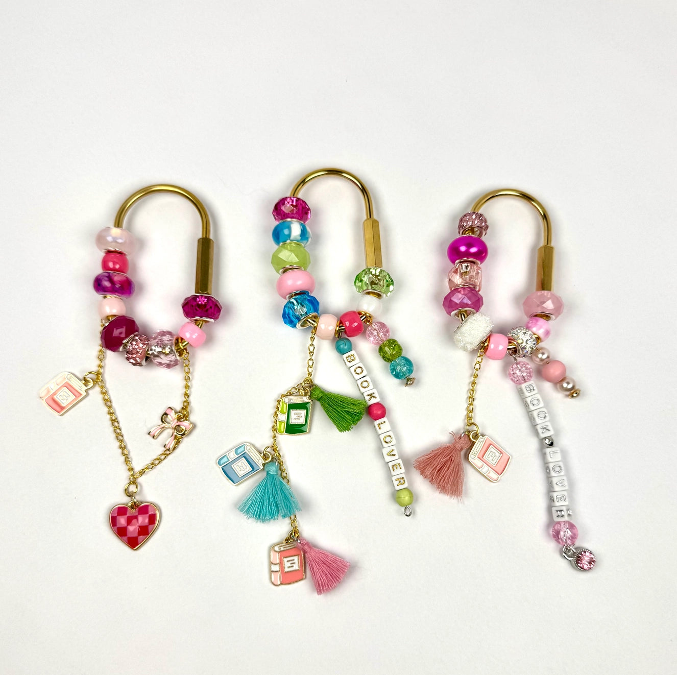 Assorted Bookish Bag Charms
