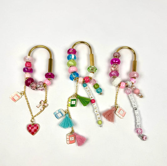 Assorted Bookish Bag Charms