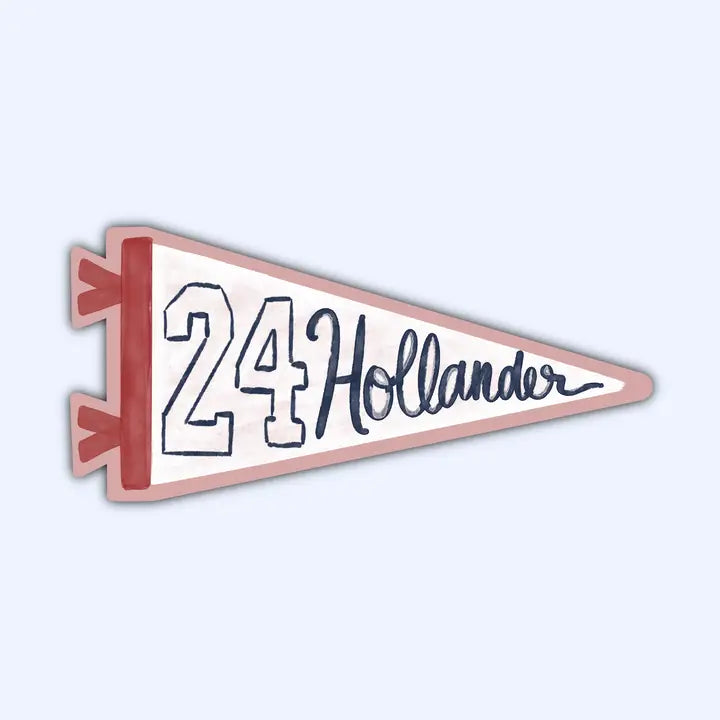Heated Rivalry Pennant Sticker