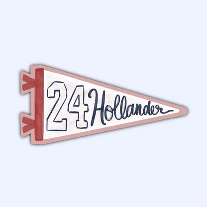 Heated Rivalry Pennant Sticker