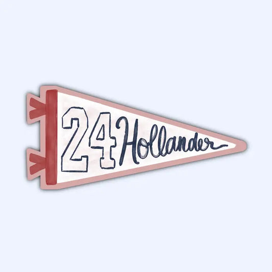 Heated Rivalry Pennant Sticker
