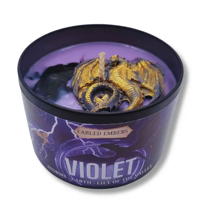 Fourth Wing Inspired Dragon Candle