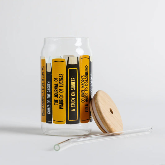 Navarre Library Glass Can Cup | Fourth Wing