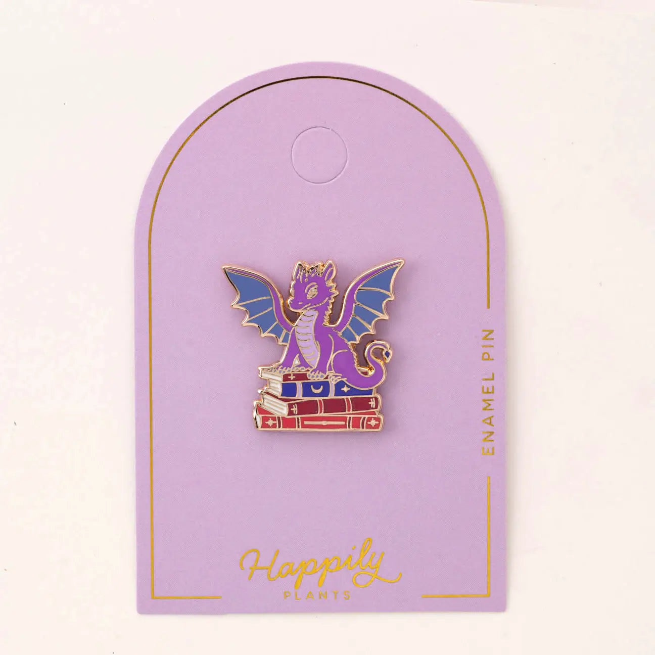 Dragon Fantasy Book Enamel Pin