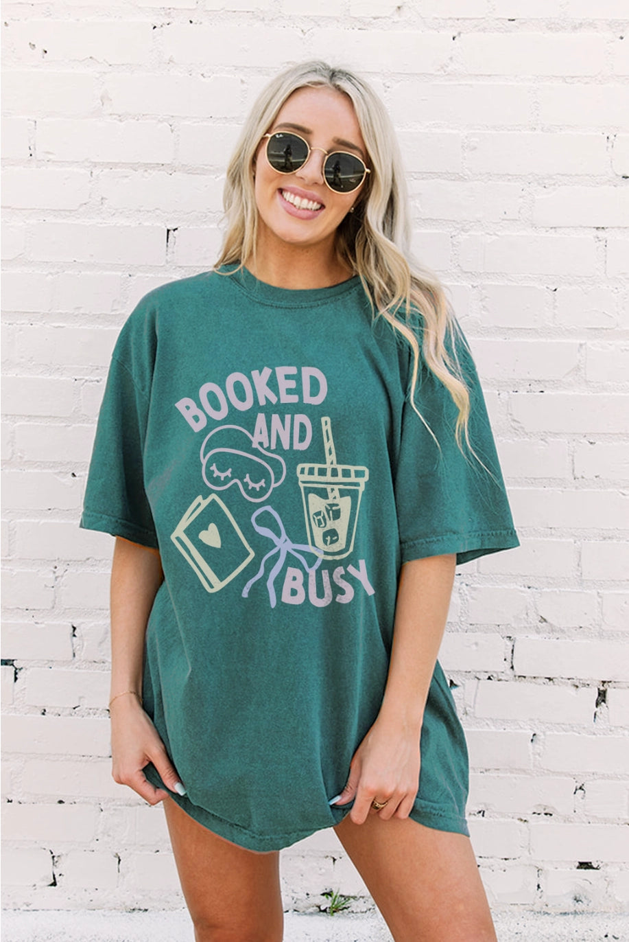 Booked and Busy Tee