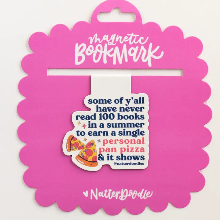 Book It Personal Pan Pizza Magnetic Bookmark