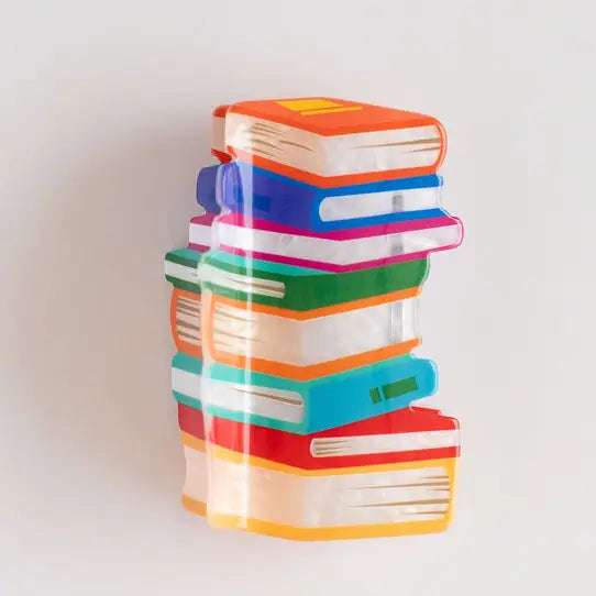 Book Stack Claw Clip