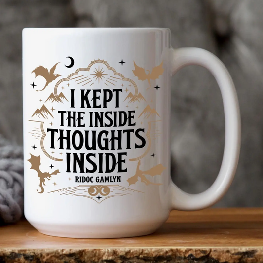 Ridoc's "Inside Thoughts" Mug